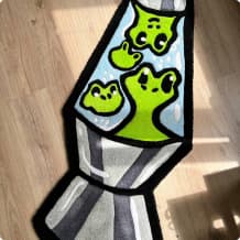 Тафтинговый ковёр ручной работы, студия Матур-ковёр, Казань — пример работы 3